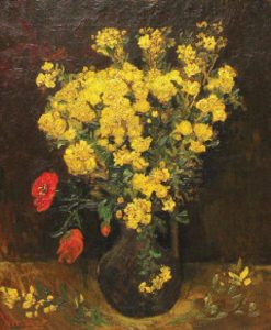 “Poppy Flowers,” Vincent Van Gogh, Oil on Canvas, 1887.