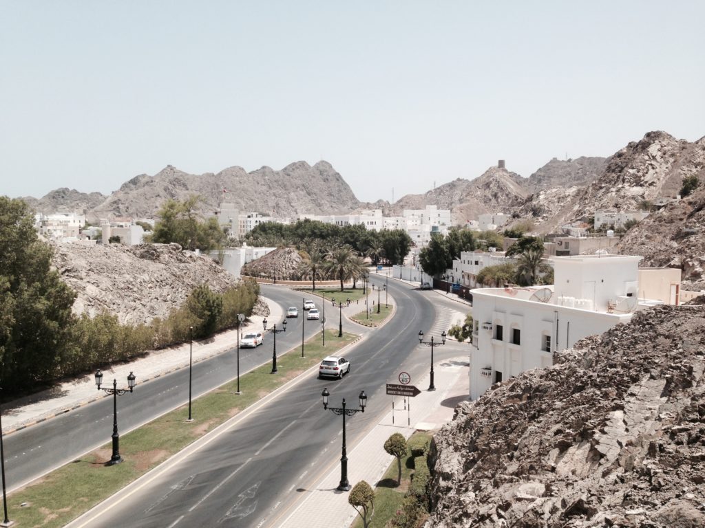 The port of Old Muscat, which people from Marco Polo to Hillary Clinton have visited and remarked on its beauty. August 2015.