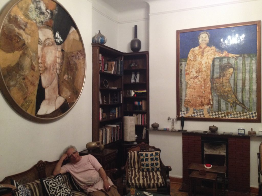 Adel El-Siwi in his salon, 24 August 2015.