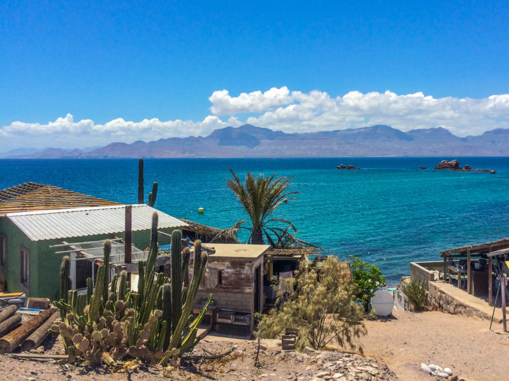 The view from the top of the island.