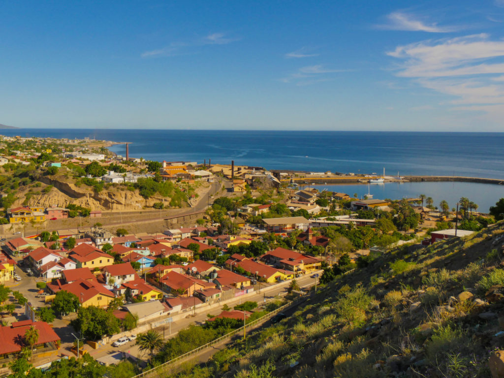 The town of Santa Rosalía.