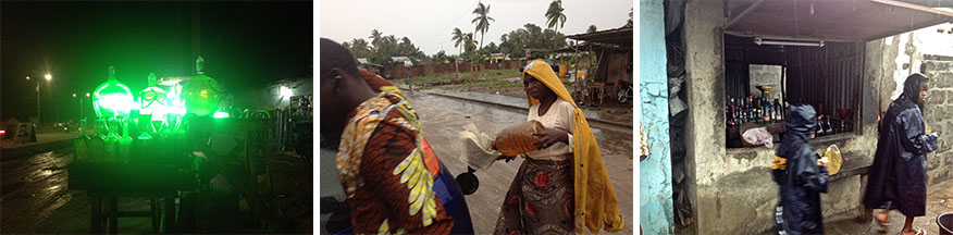 Independent gas stations, Benin.