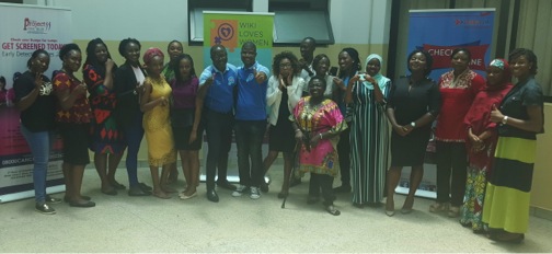 Participants at the “Wiki Loves Women” workshop held in Abuja.