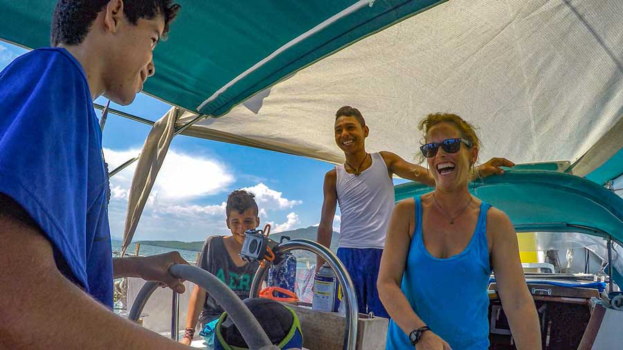 Jessica Reilly in Honduras during her fellowship studying the effects of climate change along the coasts of Mexico and Central America (2015-2017)