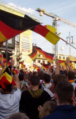 The return of the German flag